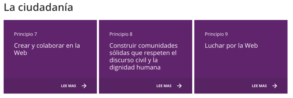 Contrato para la Web - La ciudadania